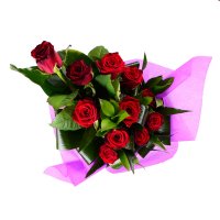 rose (11 pcs.), packaging, ribbon