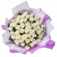 Bouquet 51 white roses