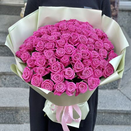 Bouquet 101 pink roses