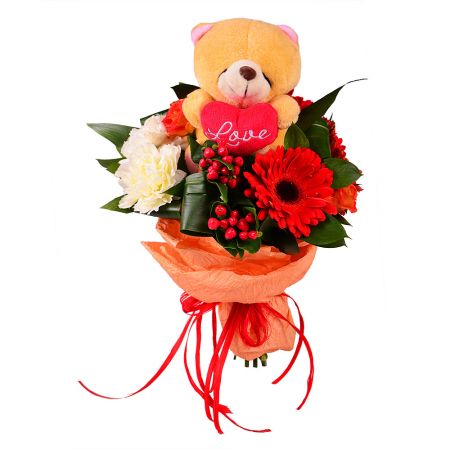 Bouquet Teddy surprise